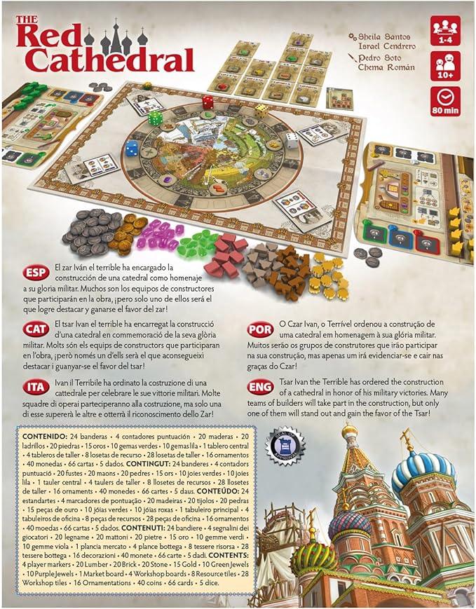 The Red Cathedral Board Game Novo - BoardGamePlay Store