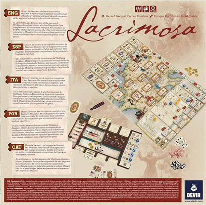 Lacrimosa Board Game Novo - BoardGamePlay Store