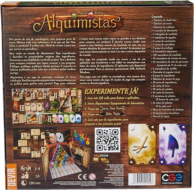 Alquimistas Board Game Novo - BoardGamePlay Store