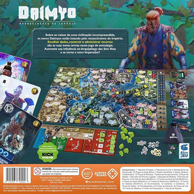 Daimyo: O Renascimento do Império Board Game Novo - BoardGamePlay Store