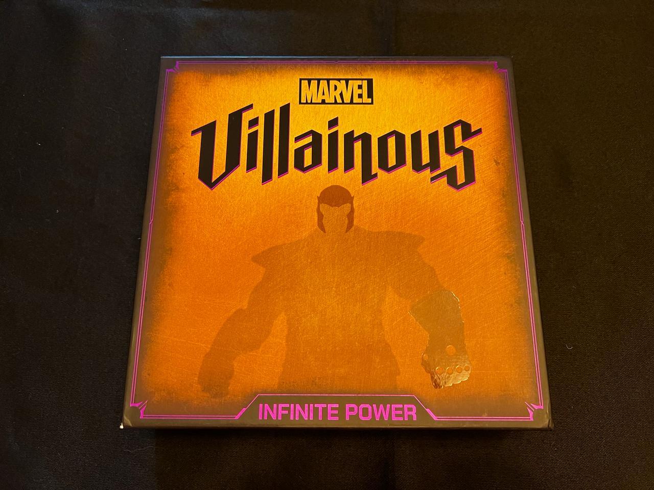 Marvel Villainous Infinite Power Board Game Usado Sleevado com Kit de Pedras do Infinito - BoardGamePlay Store