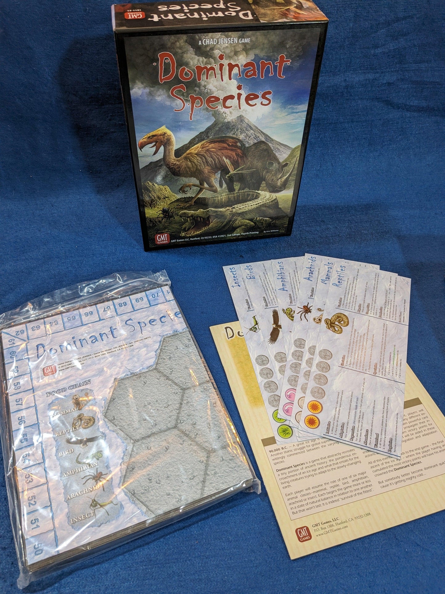 Dominant Species Board Game Usado Sleevado C/ Insert 3d - BoardGamePlay Store